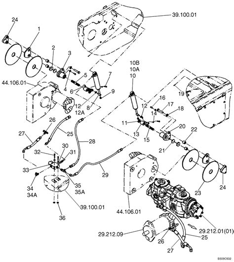 Skid steer loader brake systems 